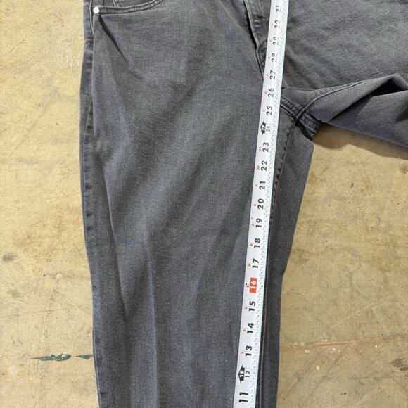 Levis Silver Tab Mom Jeans Womens 32x27 Blue Denim High Rise Dark Wash - Picture 6 of 11